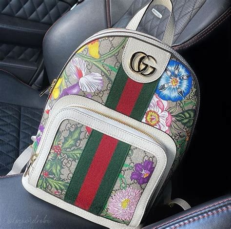 red gucci backpack men|gucci floral backpack.